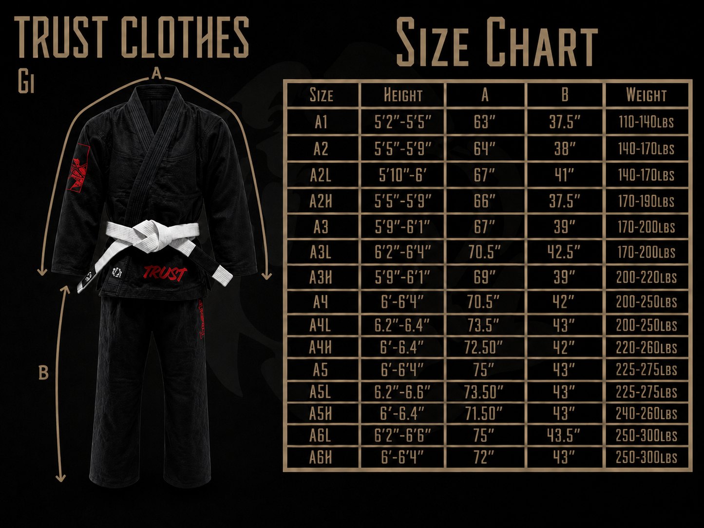 Silent Voices Gi – Premium 350 GSM Brazilian Jiu-Jitsu Gi | Trust-Clothes