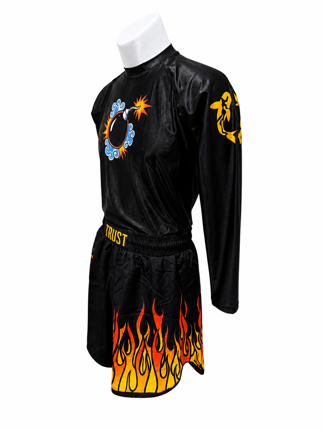 Dropping Bombs BJJ Rash Guard Set – No-Gi Jiu-Jitsu Compression Gear | Trust-Clothes