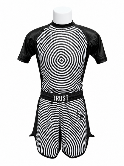 Hypnotic Flow BJJ Rash Guard Set – No-Gi Grappling Gear | Trust-Clothes
