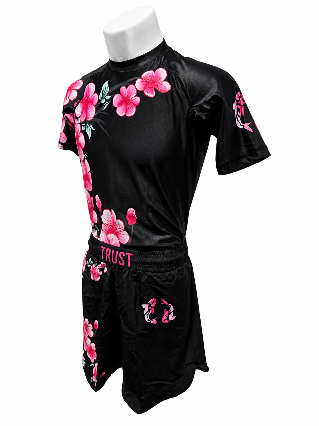 Sakura Flow BJJ Rash Guard Set – No-Gi Jiu-Jitsu Compression Gear | Trust-Clothes