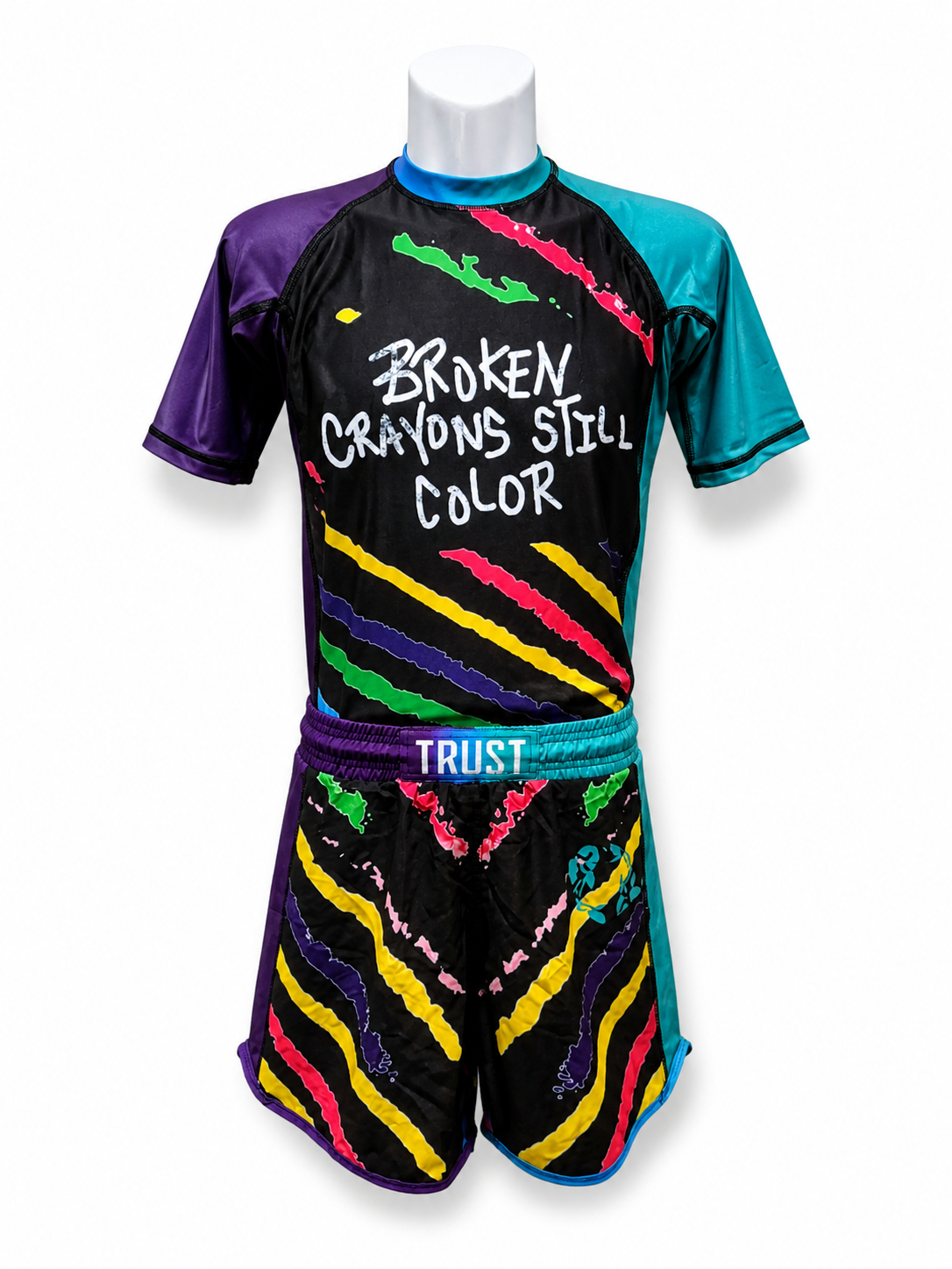 Still Color BJJ Rash Guard Set – Mental Health Awareness Edition | Trust-Clothes