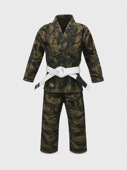 M81 Woodland Camo Gi – Premium 350 GSM Brazilian Jiu-Jitsu Gi | Trust-Clothes