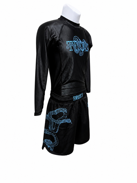Cold Serpent BJJ Rash Guard Set – No-Gi Jiu-Jitsu Compression Gear | Trust-Clothes