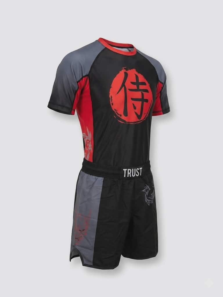 Black Sun Warlord BJJ Rash Guard Set – No-Gi Jiu-Jitsu Compression Gear | Trust-Clothes