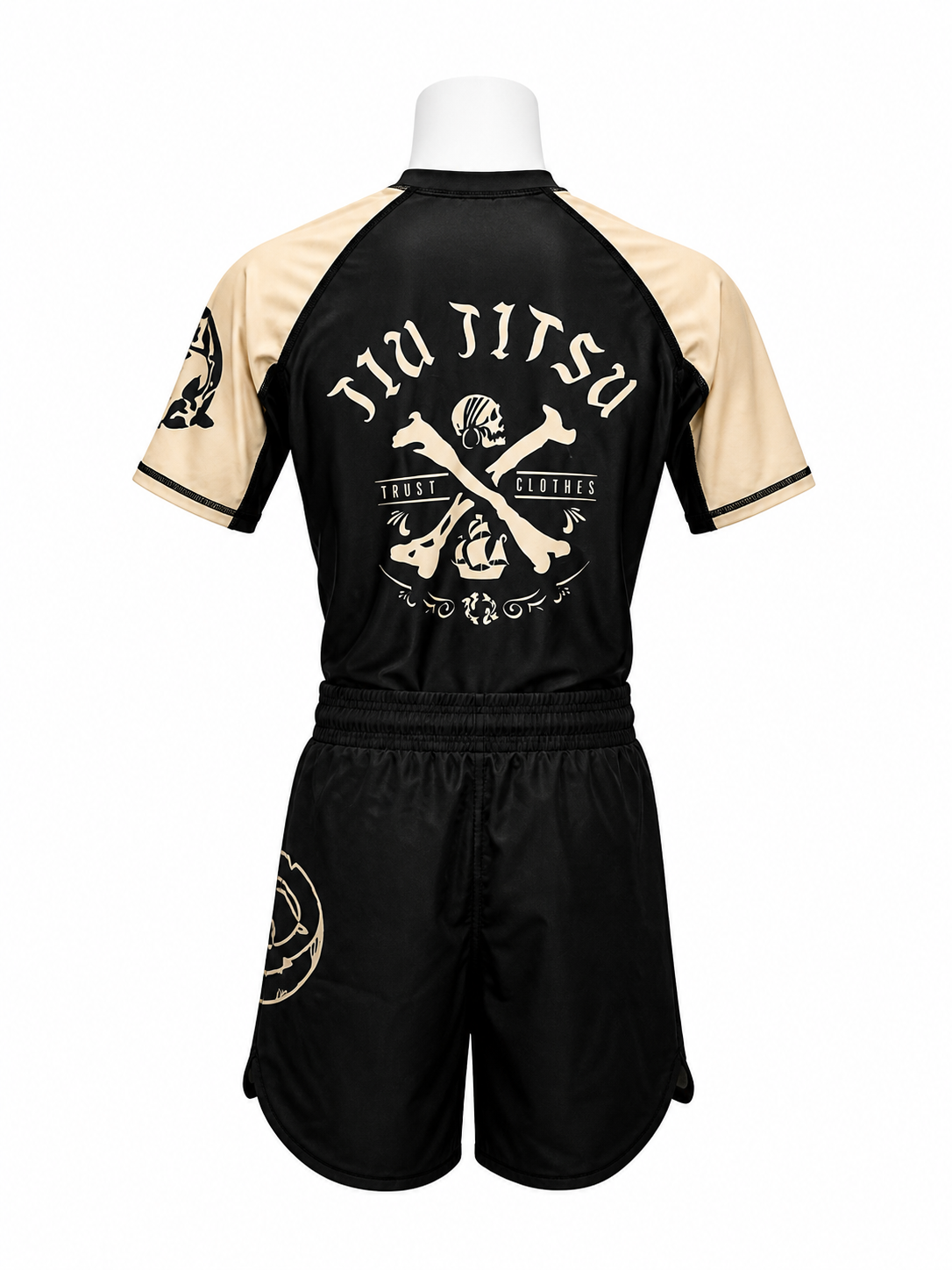 Black Flag BJJ Rash Guard Set – No-Gi Jiu-Jitsu Compression Gear | Trust-Clothes