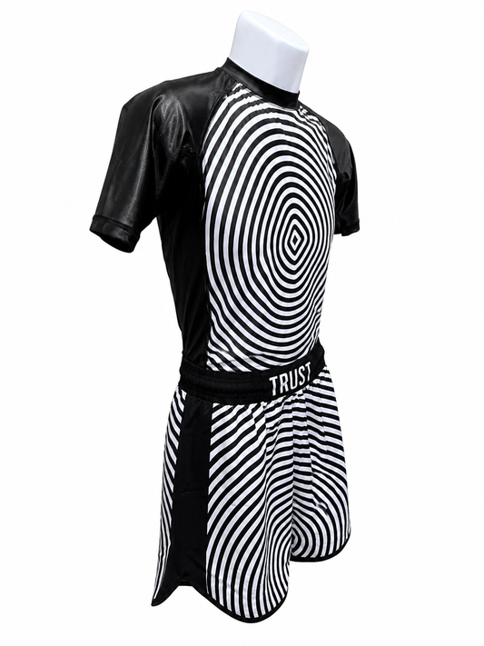 Hypnotic Flow BJJ Rash Guard Set – No-Gi Grappling Gear | Trust-Clothes