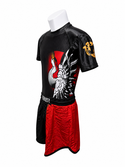 Rising Crane BJJ Rash Guard Set – No-Gi Jiu-Jitsu Compression Gear | Trust-Clothes