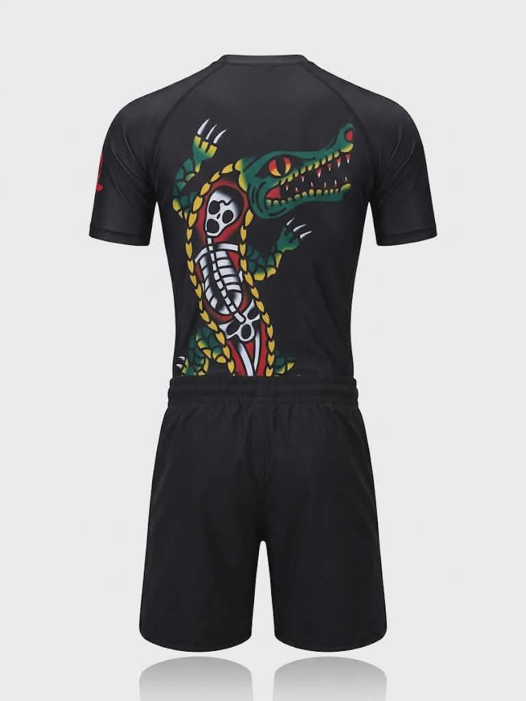 Never Rest BJJ Rash Guard Set – No-Gi Jiu-Jitsu Compression Gear | Trust-Clothes