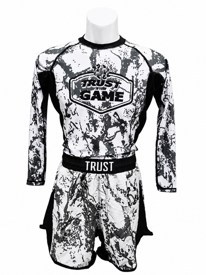 Relentless Snow BJJ Rash Guard Set – No-Gi Jiu-Jitsu Compression Gear | Trust-Clothe