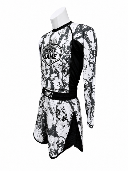 Relentless Snow BJJ Rash Guard Set – No-Gi Jiu-Jitsu Compression Gear | Trust-Clothe