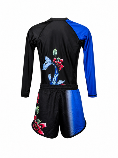 Koi Flow BJJ Rash Guard Set – No-Gi Jiu-Jitsu Compression Gear | Trust-Clothes