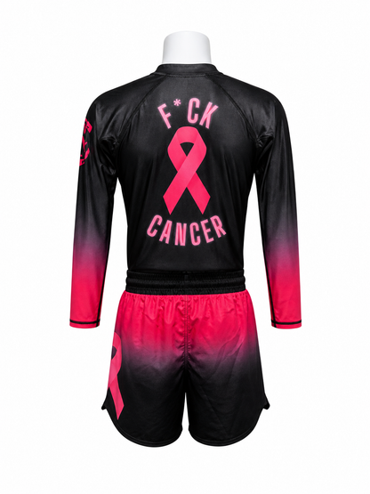 Fight Cancer BJJ Rash Guard Set – No-Gi Jiu-Jitsu Compression Gear | Trust-Clothes