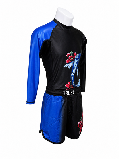 Koi Flow BJJ Rash Guard Set – No-Gi Jiu-Jitsu Compression Gear | Trust-Clothes
