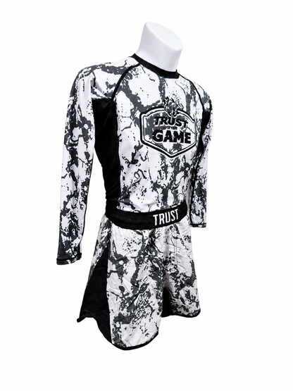 Relentless Snow BJJ Rash Guard Set – No-Gi Jiu-Jitsu Compression Gear | Trust-Clothe