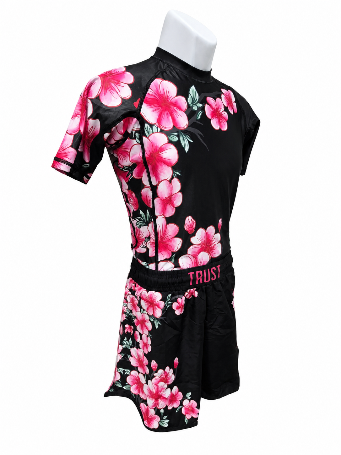 Sakura Flow BJJ Rash Guard Set – No-Gi Jiu-Jitsu Compression Gear | Trust-Clothes