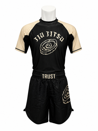 Black Flag BJJ Rash Guard Set – No-Gi Jiu-Jitsu Compression Gear | Trust-Clothes