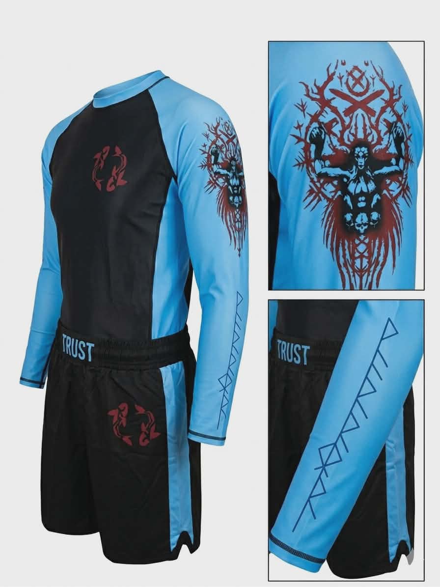 Fallen Valkyrie BJJ Rash Guard Set – No-Gi Jiu-Jitsu Compression Gear | Trust-Clothes