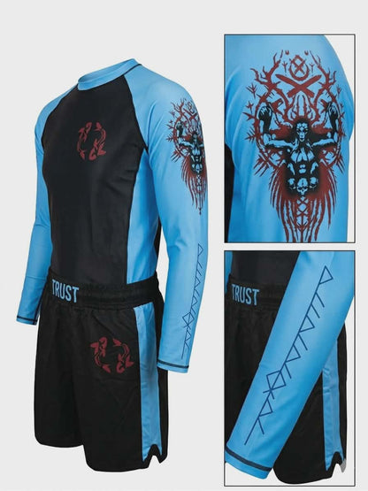 Fallen Valkyrie BJJ Rash Guard Set – No-Gi Jiu-Jitsu Compression Gear | Trust-Clothes