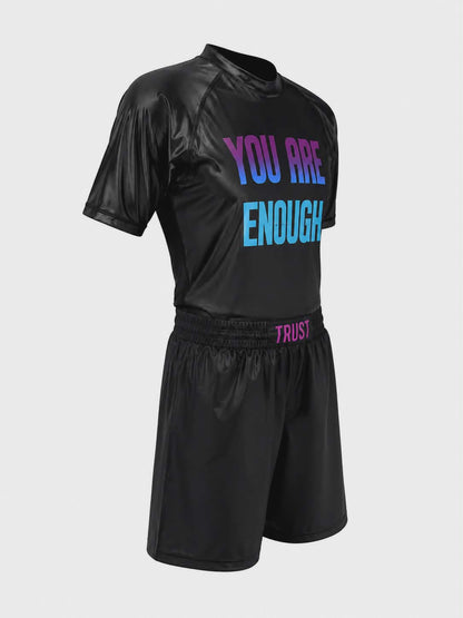 You Are Enough BJJ Rash Guard Set – No-Gi Jiu-Jitsu Compression Gear | Trust-Clothes