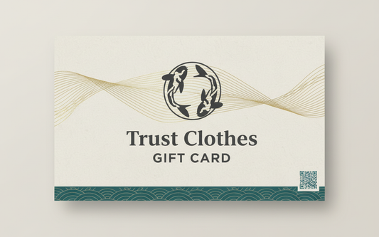 Trust Clothes Gift Card with Koi Logo